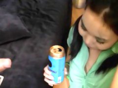 Euro college babes fucked in coed dorm orgy