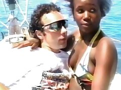 African Teen Rescued Off The Coast Pays Gladly With Her Pussy Getting Railed Outdoor In Public Beach