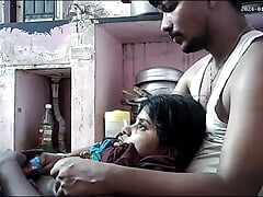Indian house wife big boobs pressing