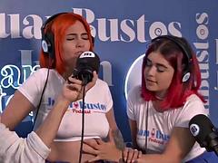 Busty Redhead Lesbians Fuck with Sex Toys