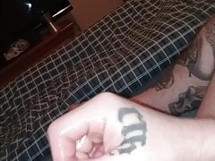 Sunday fun-day bored and lonely solo cock jerking part 2