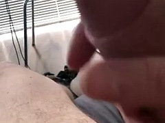 Perfect cock gets horny and plays with precum. TheSexyJ