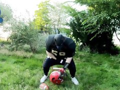 Football-Pup outdoor training session with "David" of team HungR