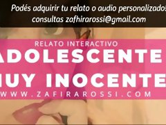 ROLEPLAY JOVENCITA VIRGEN, DULCE E INOCENTE  RELATO ERÓTICO INTERACTIVO [ASMR] STORIES IN SPANISH